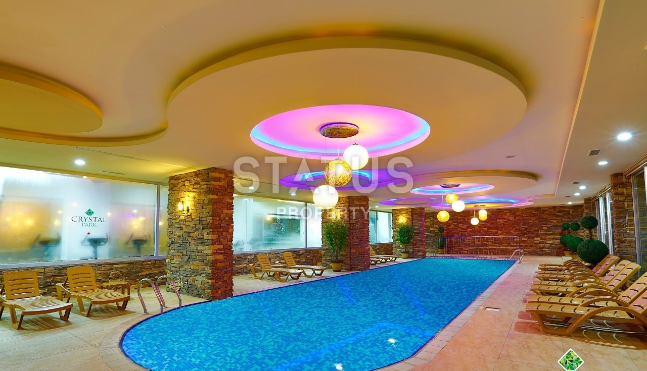 Меблированные апартаменты в комплексе с инфраструктурой в Джикджилли, 65 м2 фото 13