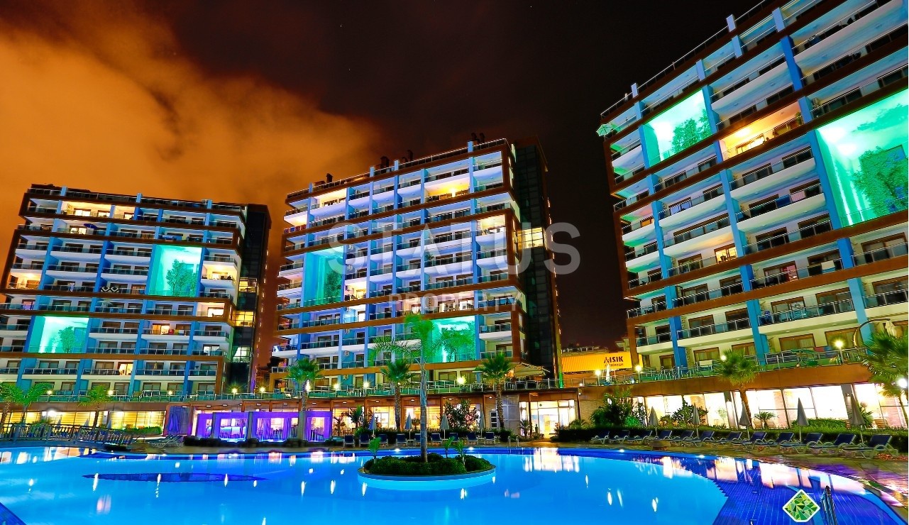 Меблированные апартаменты в комплексе с инфраструктурой в Джикджилли, 65 м2 фото 20