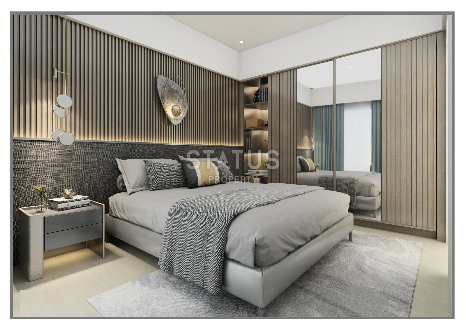 New two-room apartment in the center of Alanya 600m from the sea. 61m2 фото 9