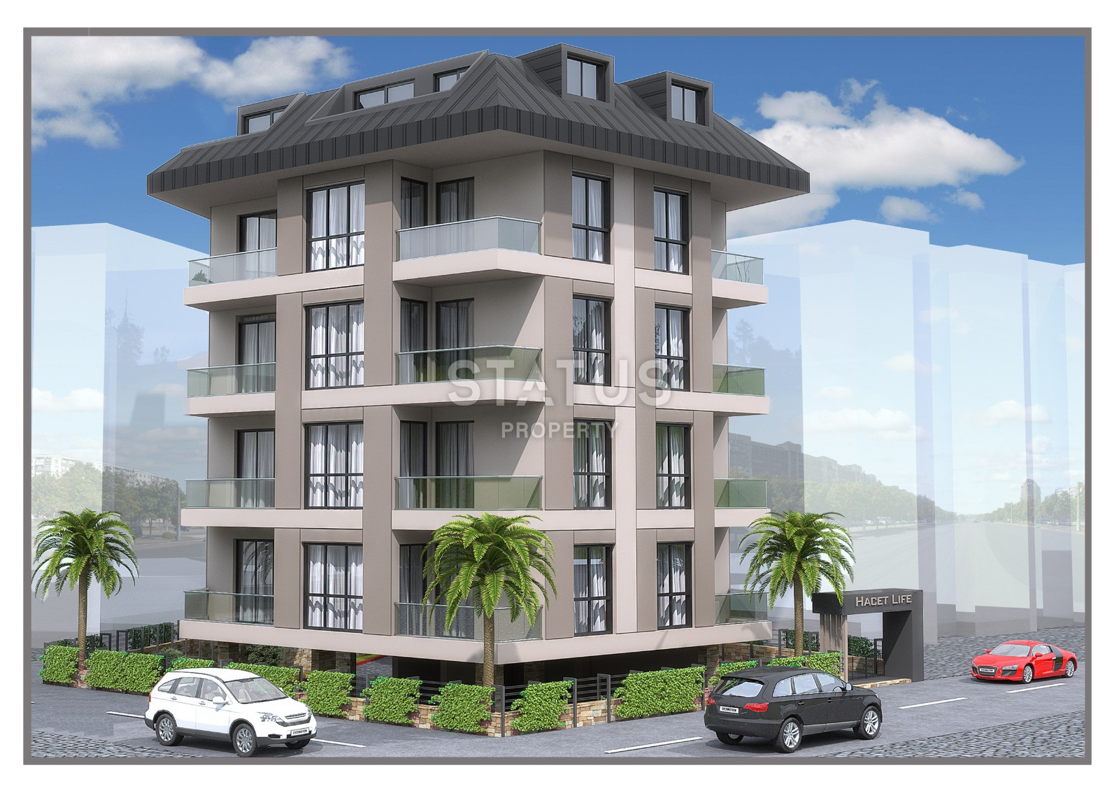 New two-room apartment in the center of Alanya 600m from the sea. 61m2 фото 11