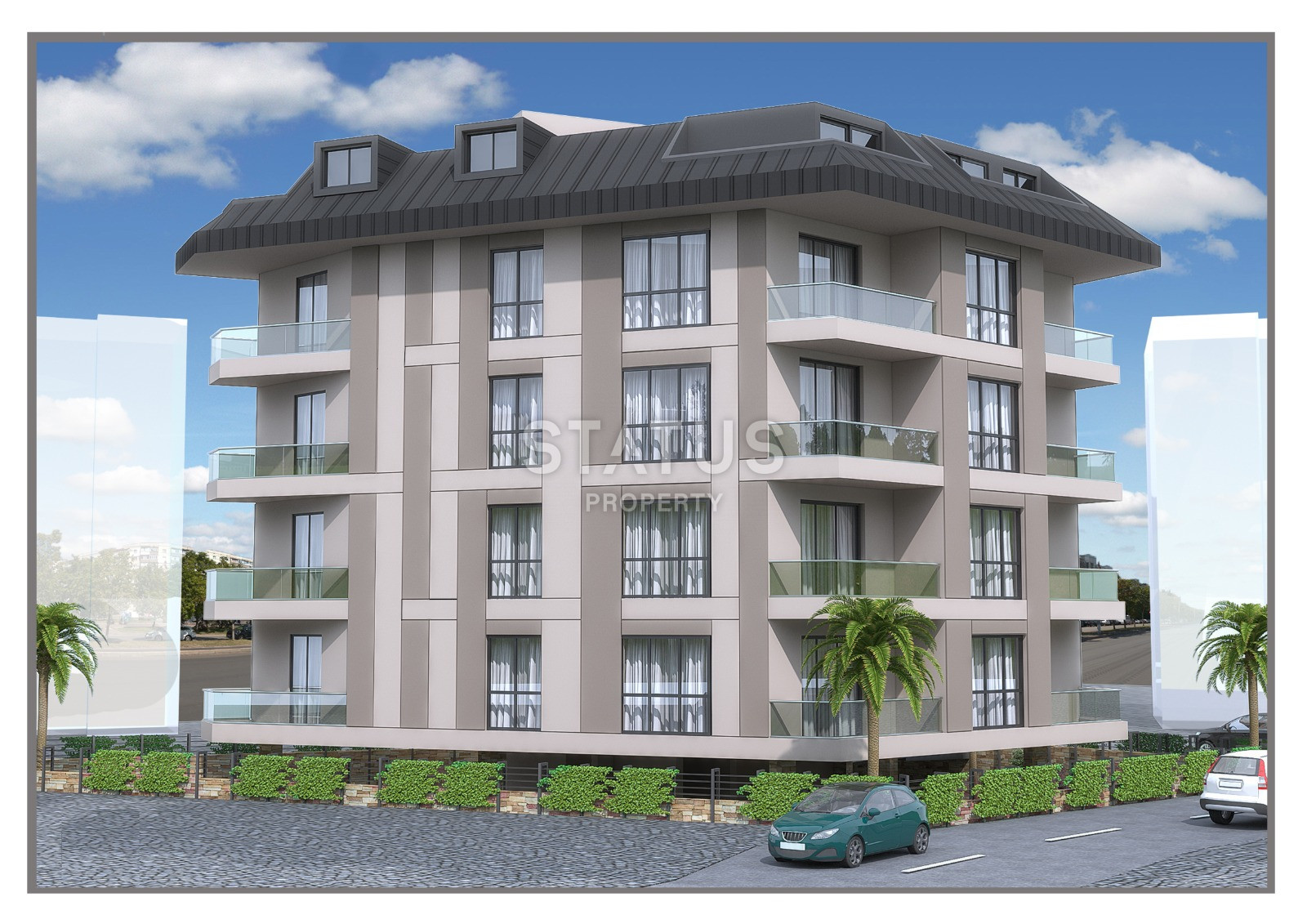 New two-room apartment in the center of Alanya 600m from the sea. 61m2 фото 13