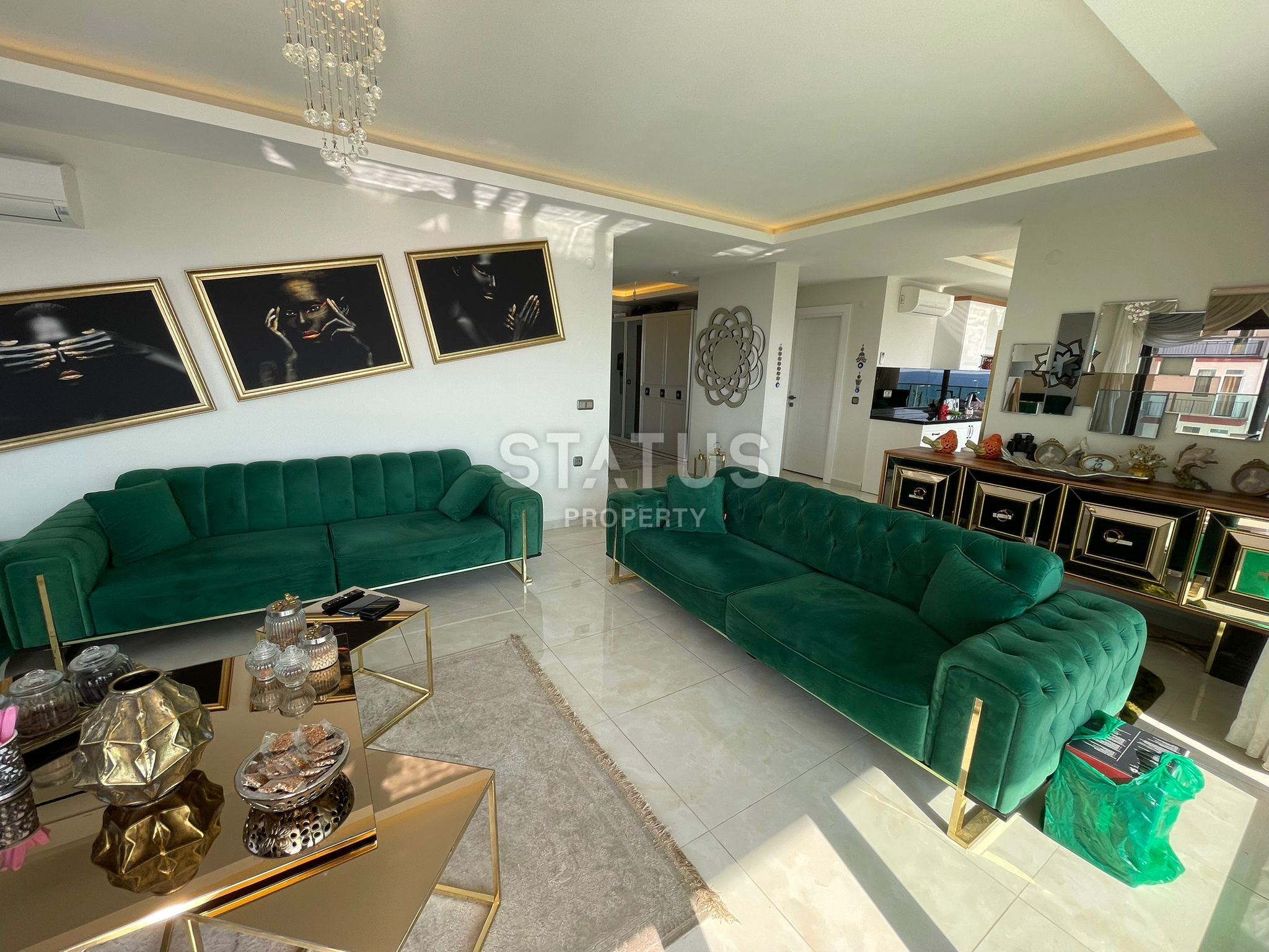 Шикарная видовая квартира в первой береговой линии в Махмутларе. 160м2 фото 4