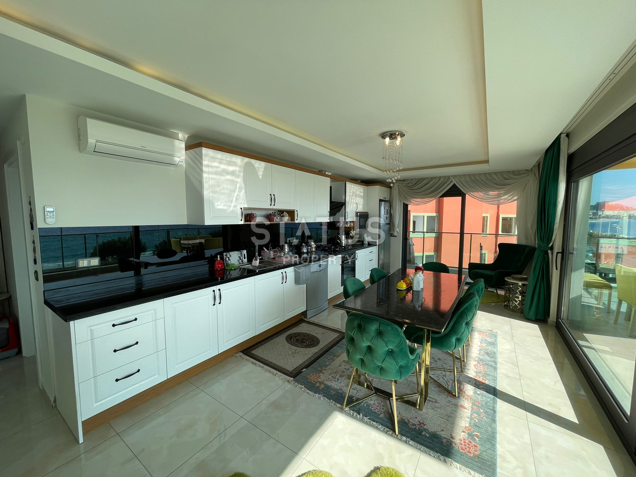 Шикарная видовая квартира в первой береговой линии в Махмутларе. 160м2 фото 6