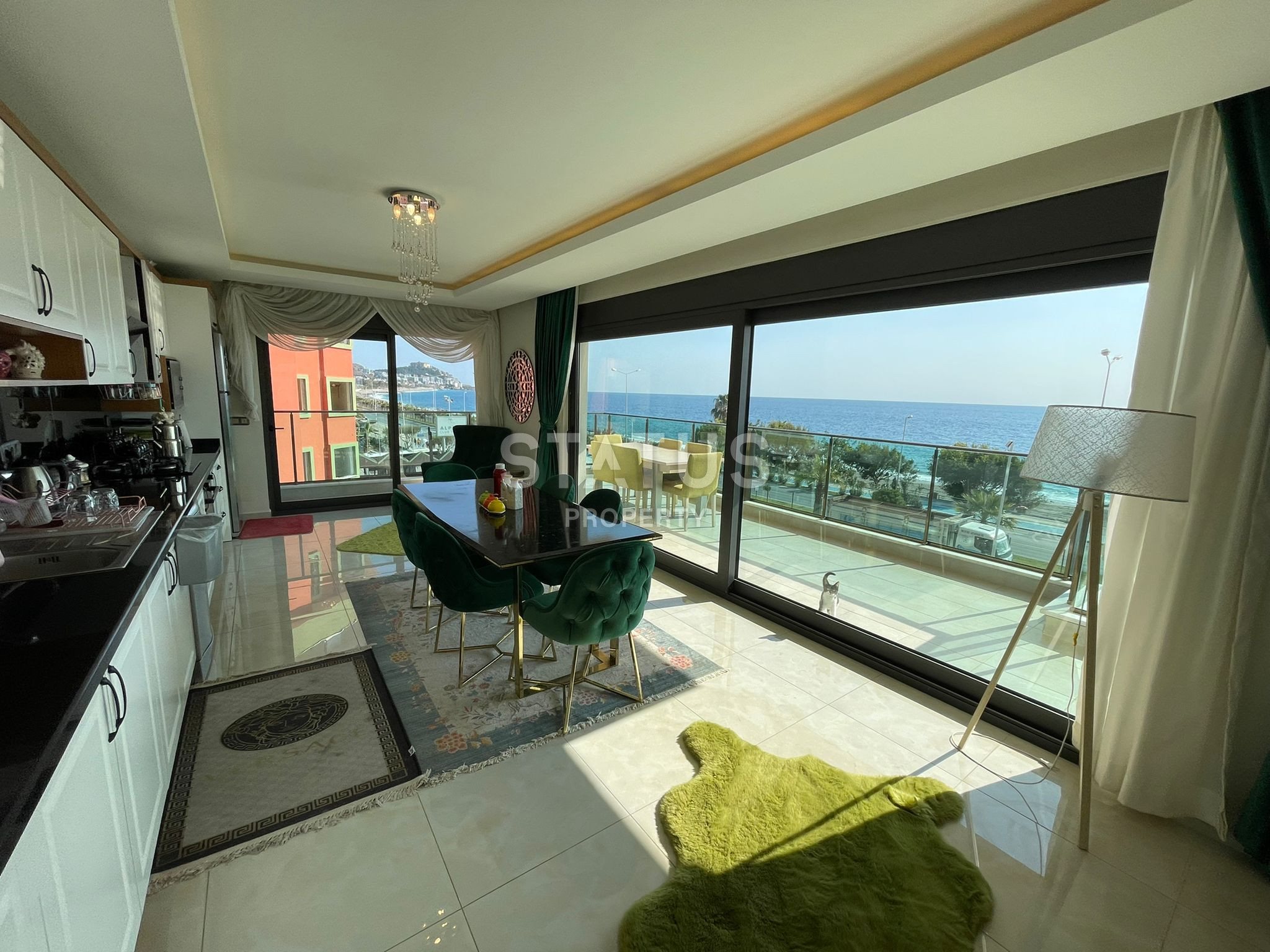 Шикарная видовая квартира в первой береговой линии в Махмутларе. 160м2 фото 37