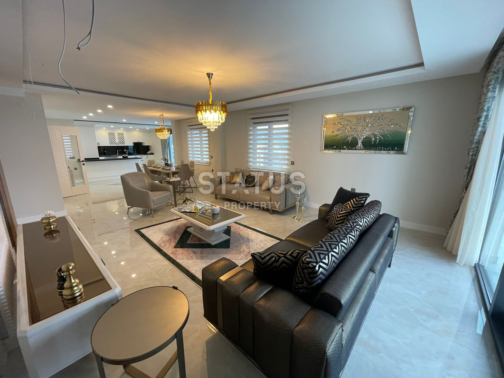 Элитный дуплекс в ЖК премиум класса в первой береговой линии в Махмутларе. 320м2 фото 4