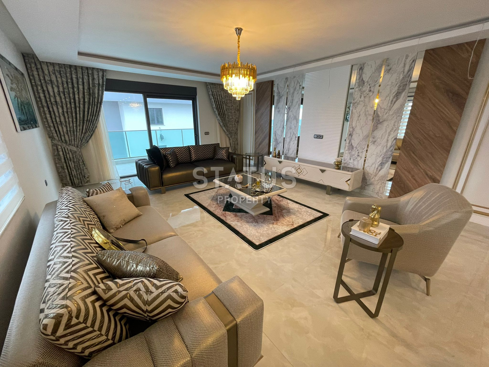 Элитный дуплекс в ЖК премиум класса в первой береговой линии в Махмутларе. 320м2 фото 5