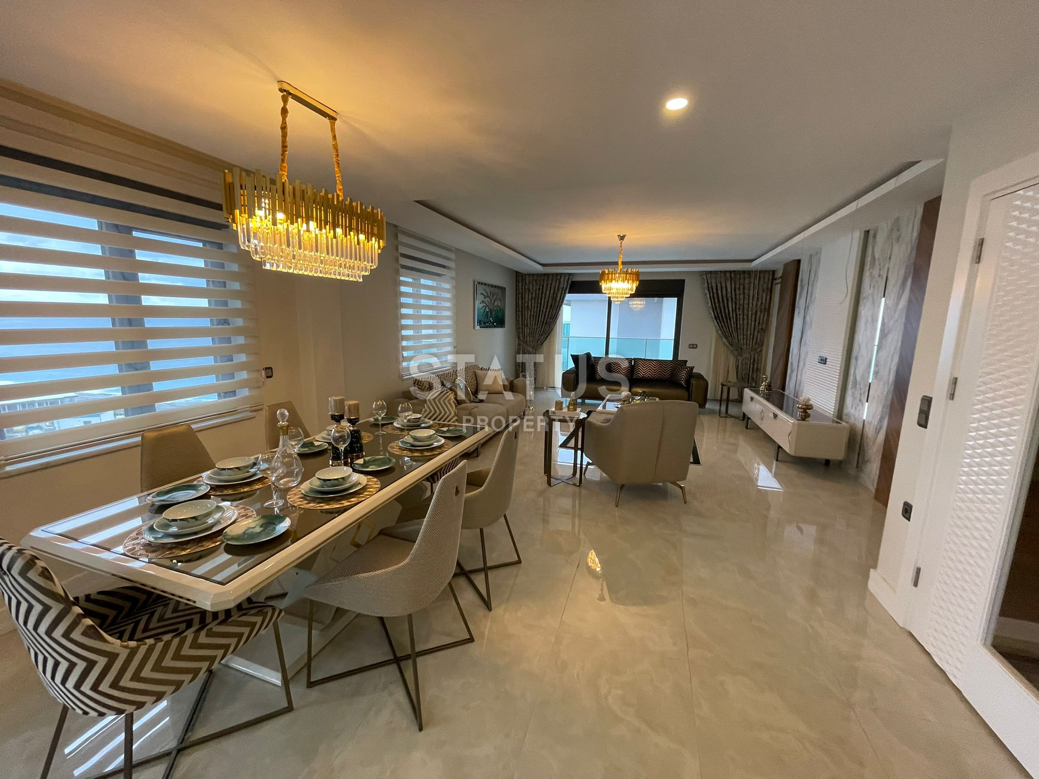 Элитный дуплекс в ЖК премиум класса в первой береговой линии в Махмутларе. 320м2 фото 7