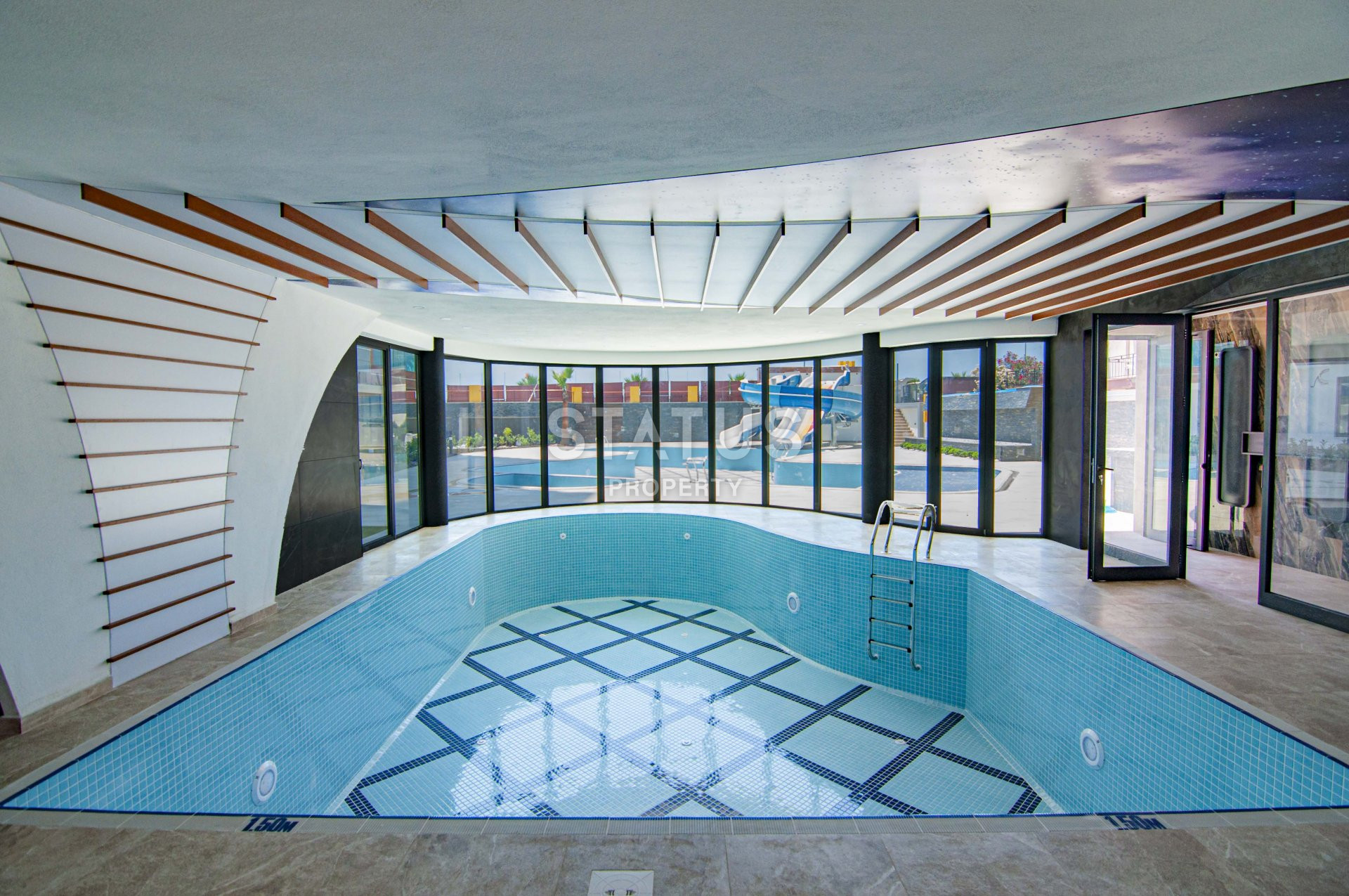 Элитный дуплекс в ЖК премиум класса в первой береговой линии в Махмутларе. 320м2 фото 41