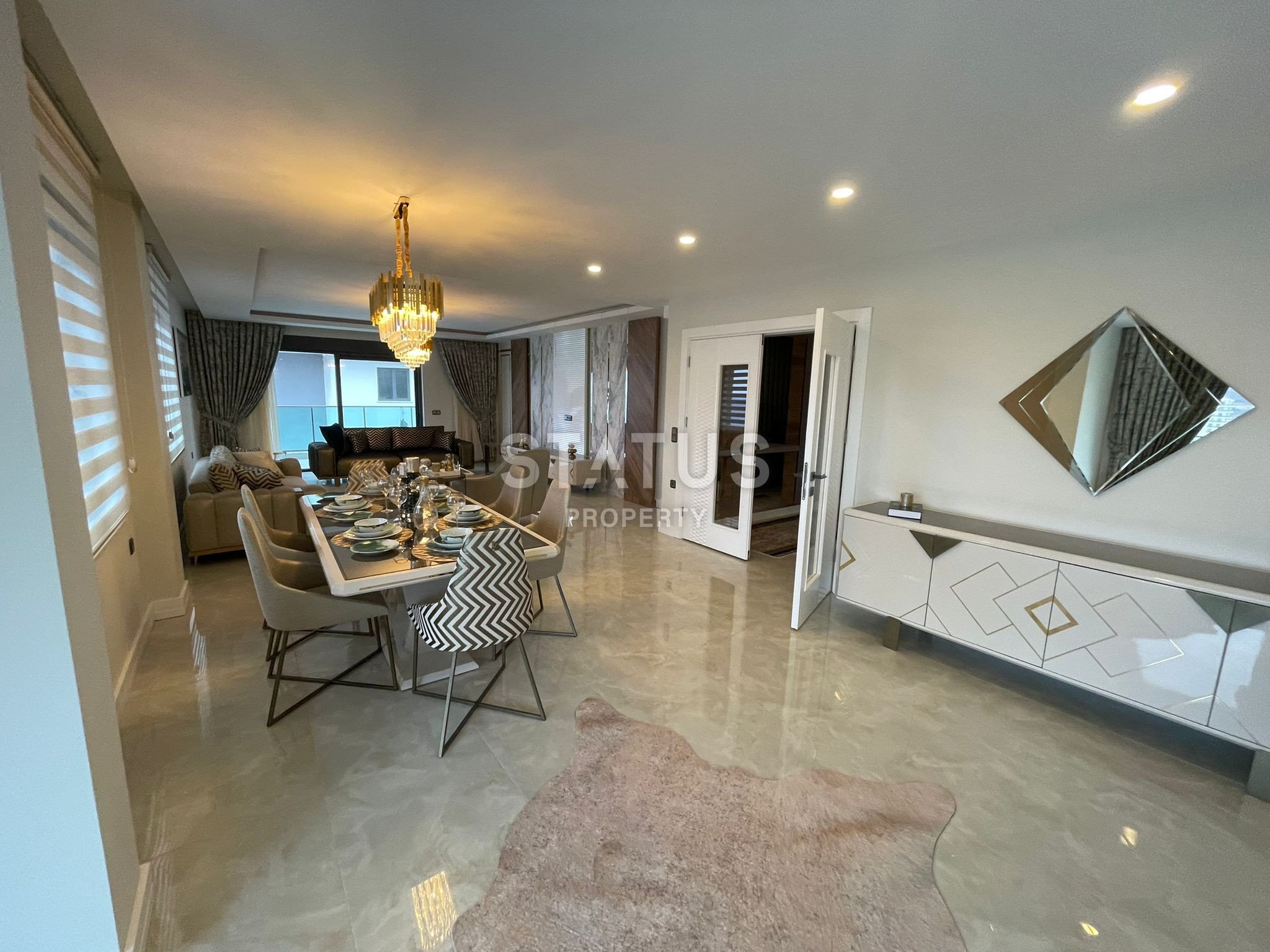 Элитный дуплекс в ЖК премиум класса в первой береговой линии в Махмутларе. 320м2 фото 48