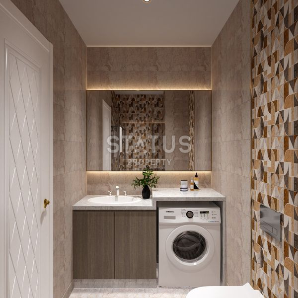 Трёхкомнатная квартира с видом на море в ЖК с инфраструктурой в ОБА. 65м2 фото 7