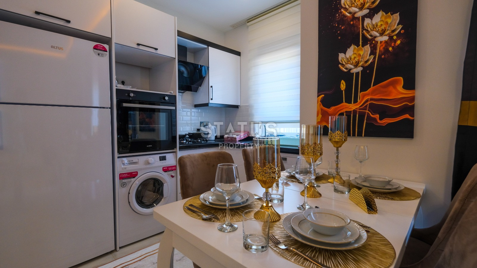 Furnished beautiful apartment 1+1 in a new complex, in Mahmutlar district, 60 m2 фото 4