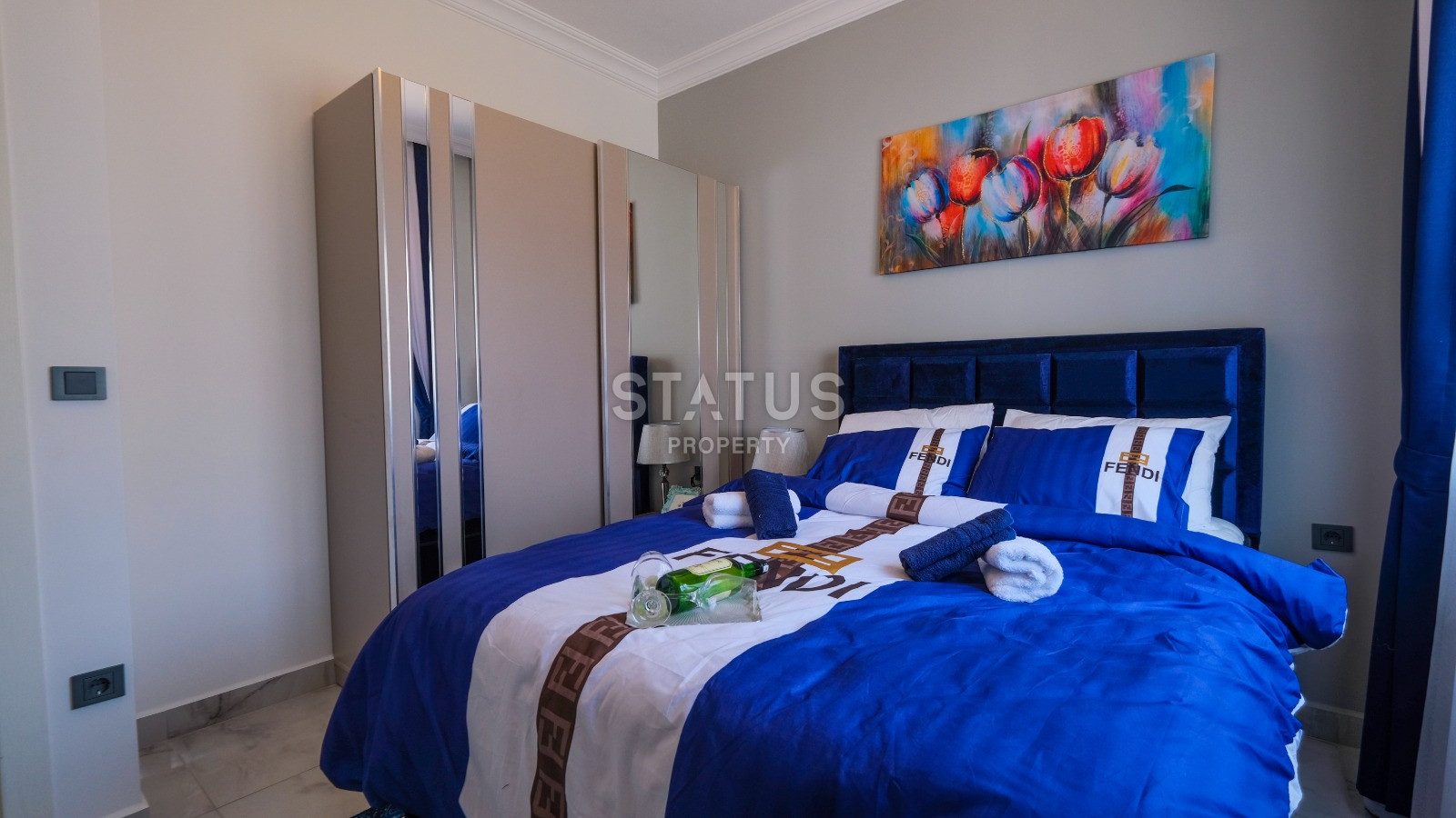 Furnished beautiful apartment 1+1 in a new complex, in Mahmutlar district, 60 m2 фото 5