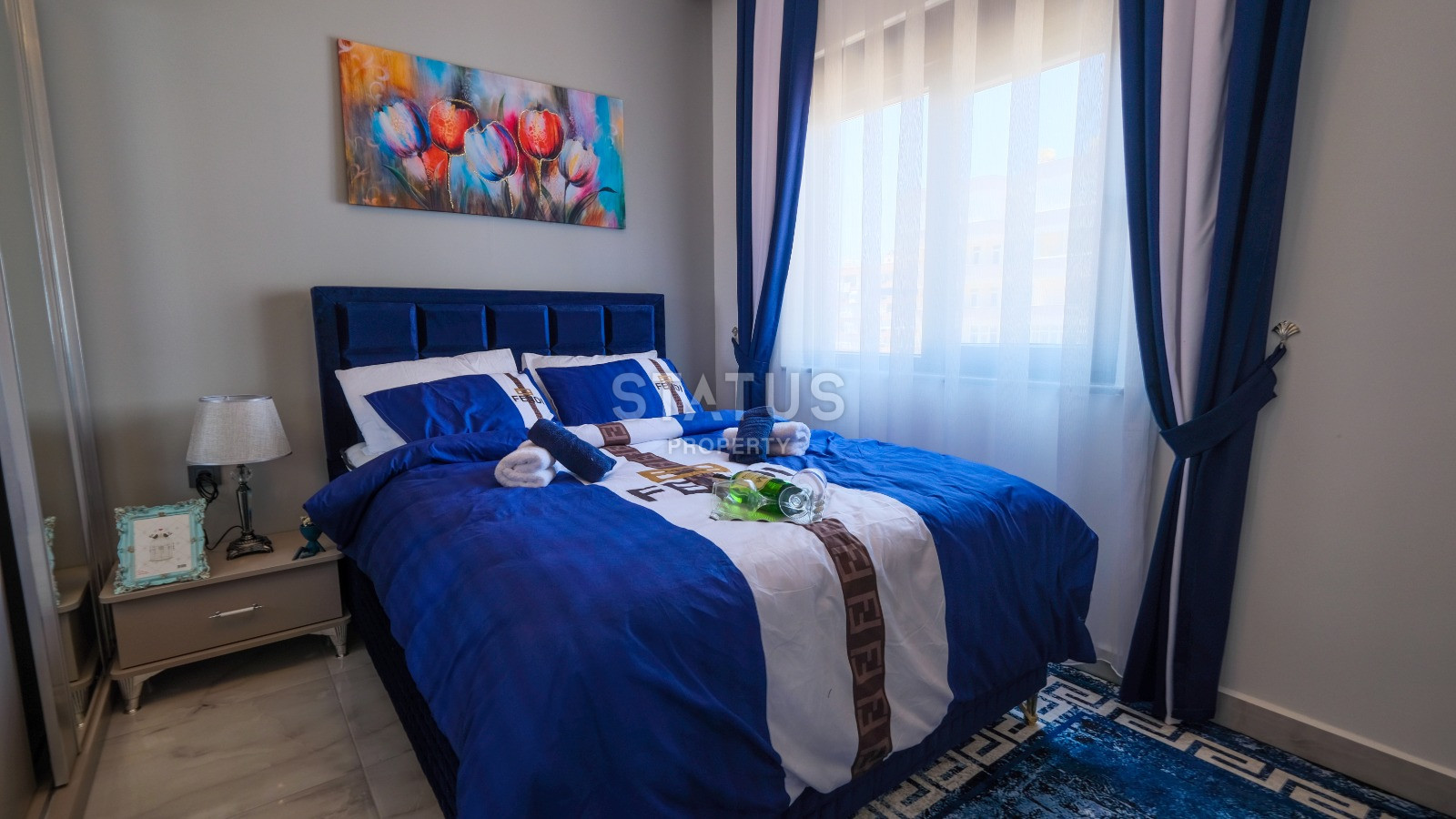 Furnished beautiful apartment 1+1 in a new complex, in Mahmutlar district, 60 m2 фото 6