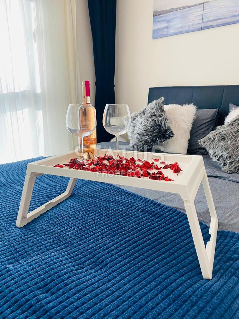 Furnished apartment in a luxury complex in Kargicak. фото 5