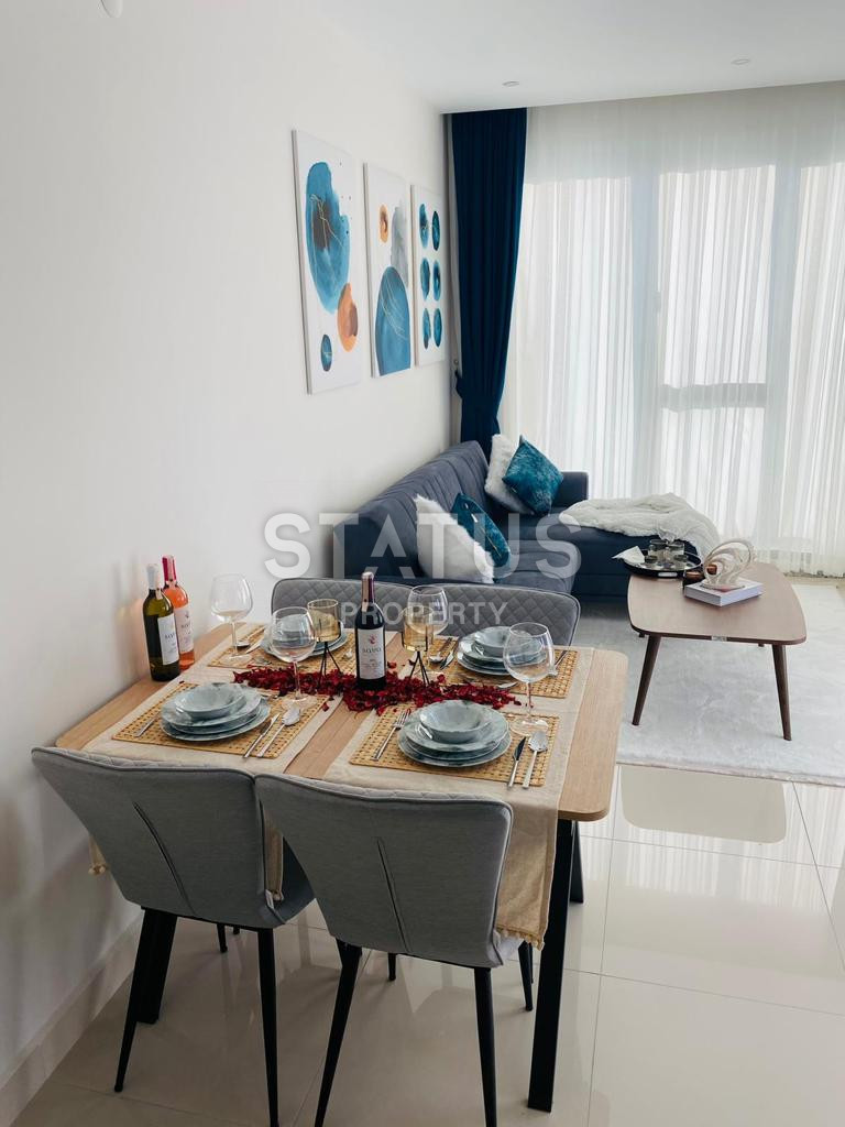 Furnished apartment in a luxury complex in Kargicak. фото 8