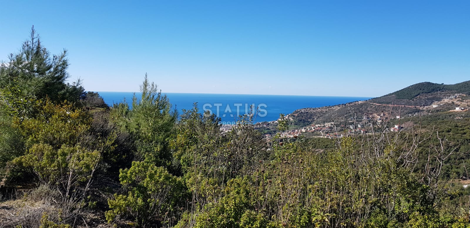 В районе Бекташ продается большой земельный участок с видом на море! фото 6