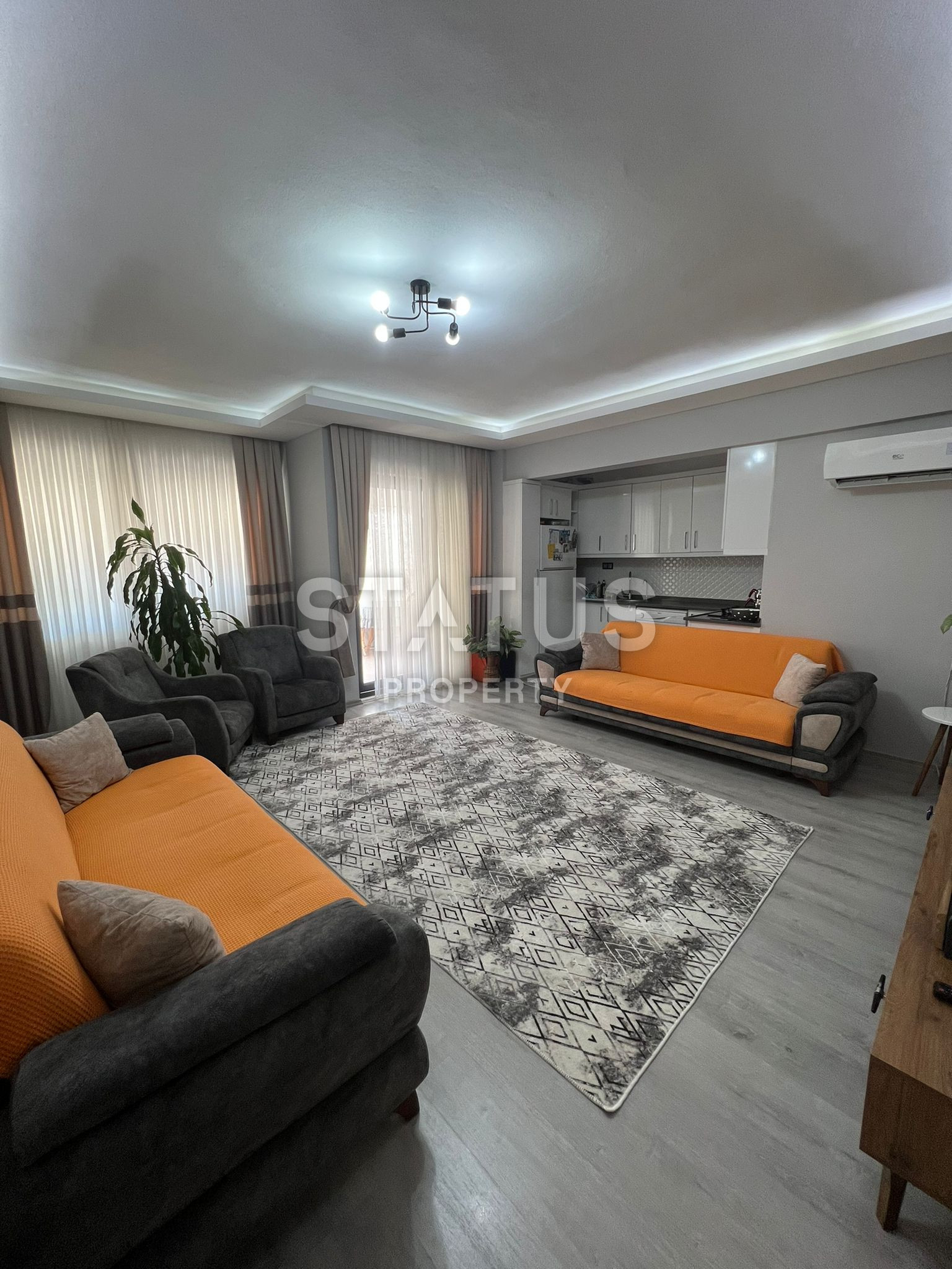 -	Дуплекс 2+1 с мебелью в комплексе в Обе, 95 м2 фото 3