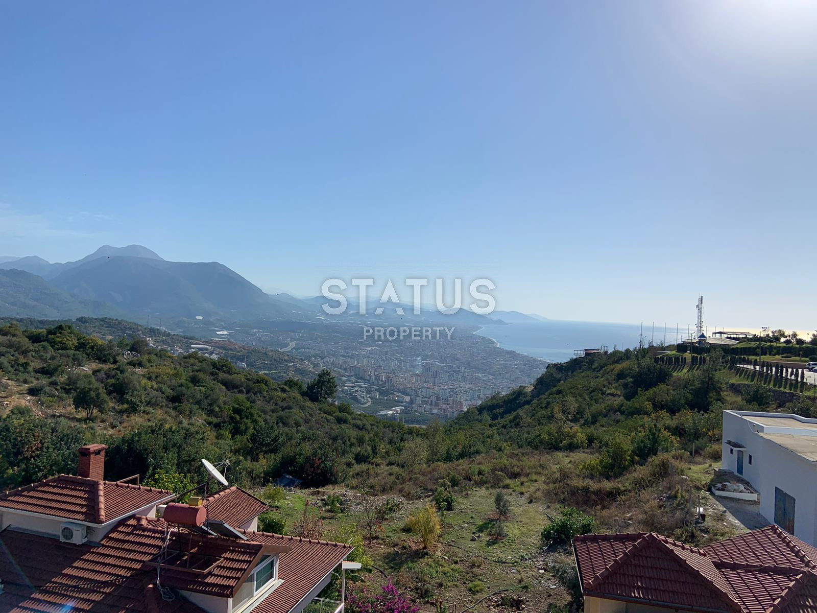 Five-room villa with sea and mountain views in Bektash district. фото 11