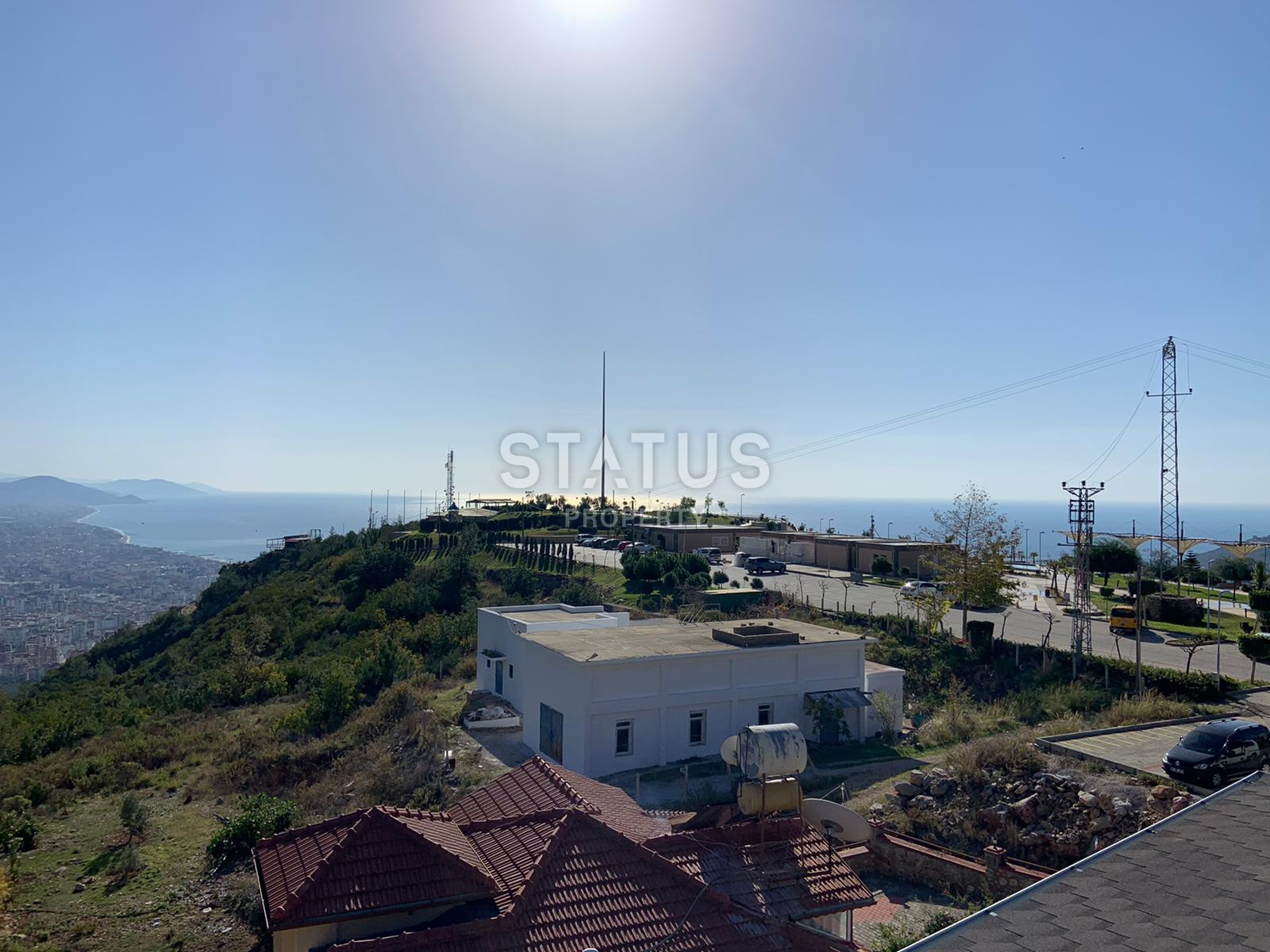 Five-room villa with sea and mountain views in Bektash district. фото 16