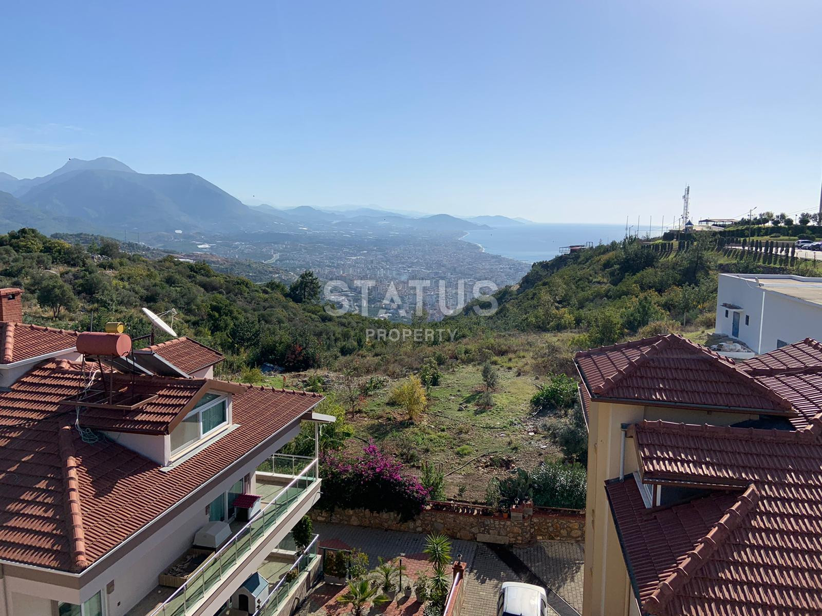 Five-room villa with sea and mountain views in Bektash district. фото 17