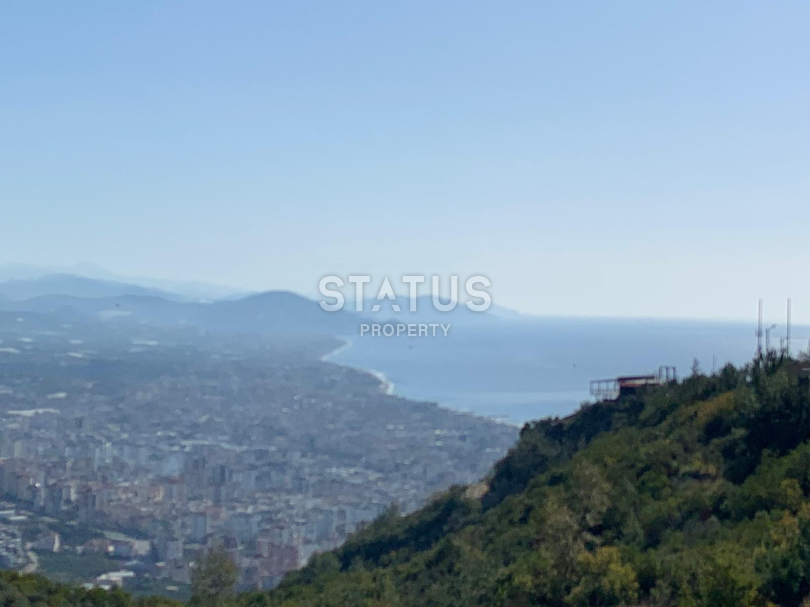 Five-room villa with sea and mountain views in Bektash district. фото 20