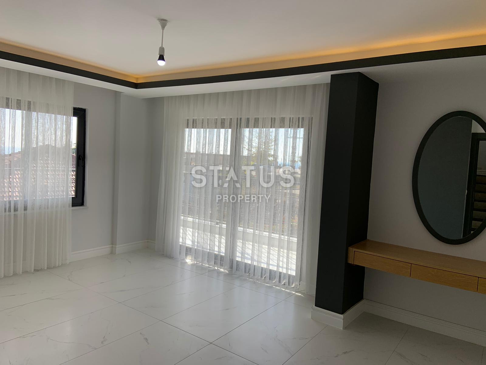 Five-room villa with sea and mountain views in Bektash district. фото 28