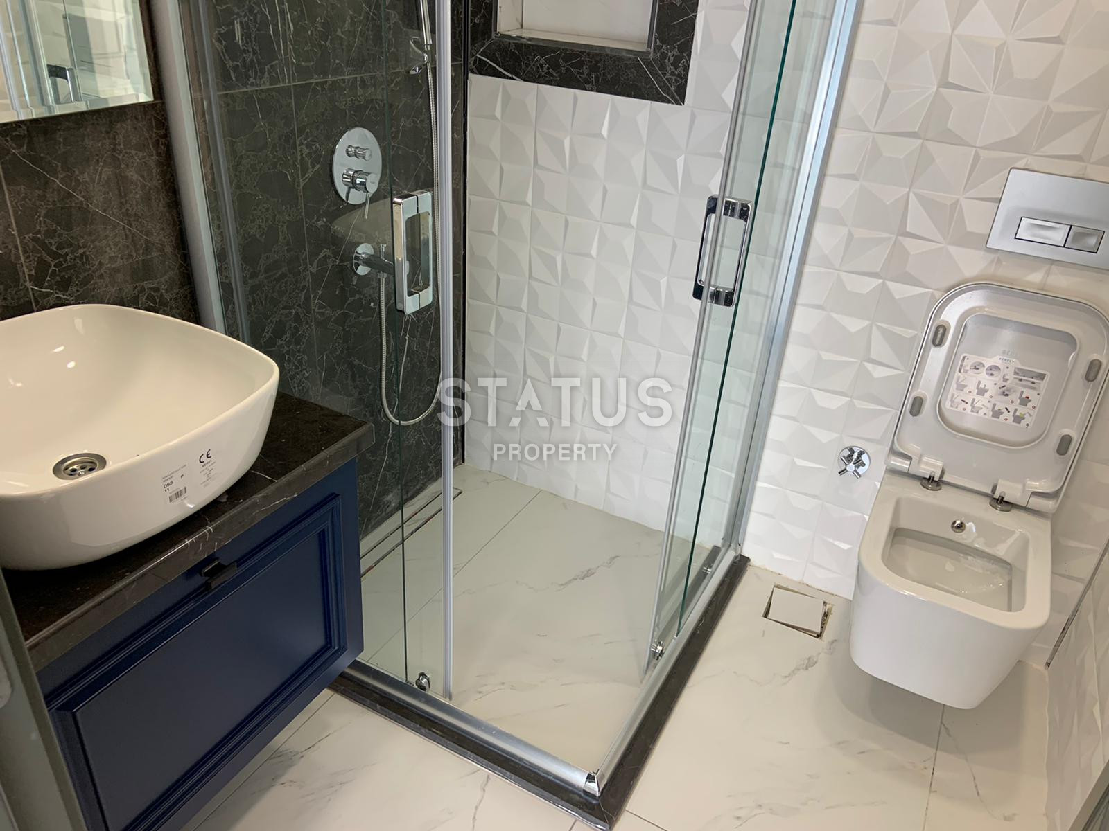 Five-room villa with sea and mountain views in Bektash district. фото 38