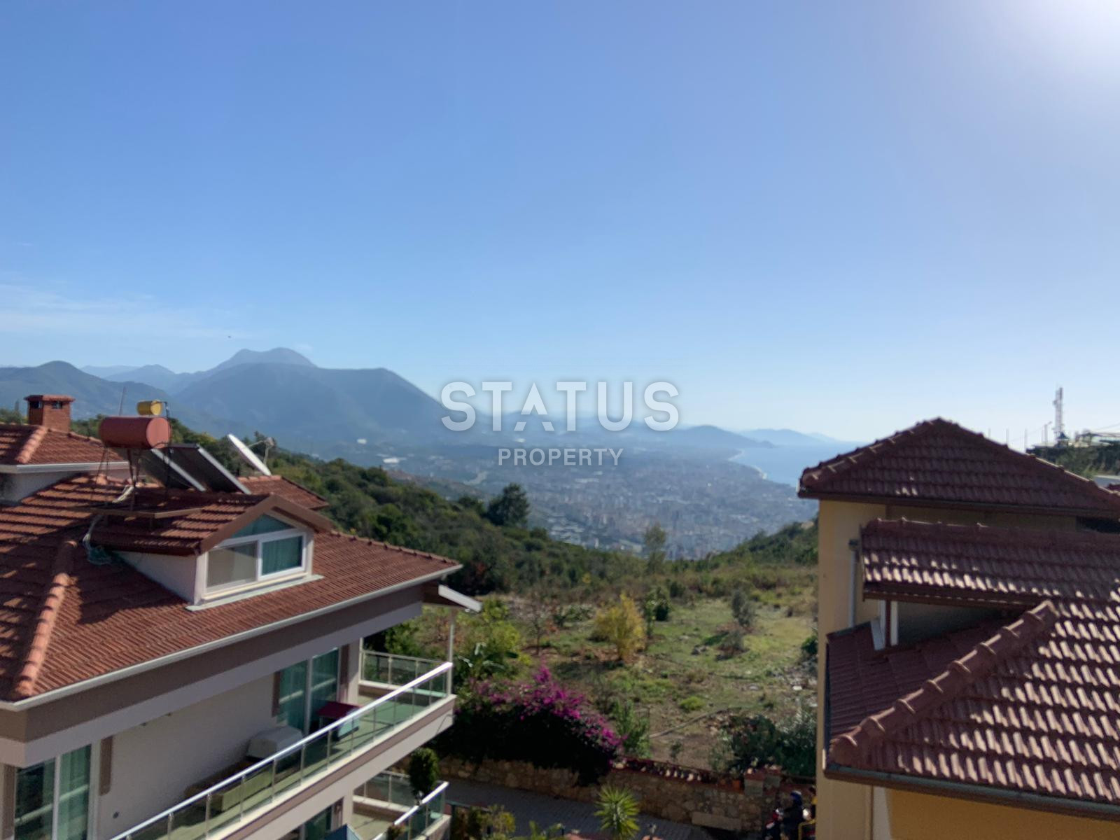 Five-room villa with sea and mountain views in Bektash district. фото 41