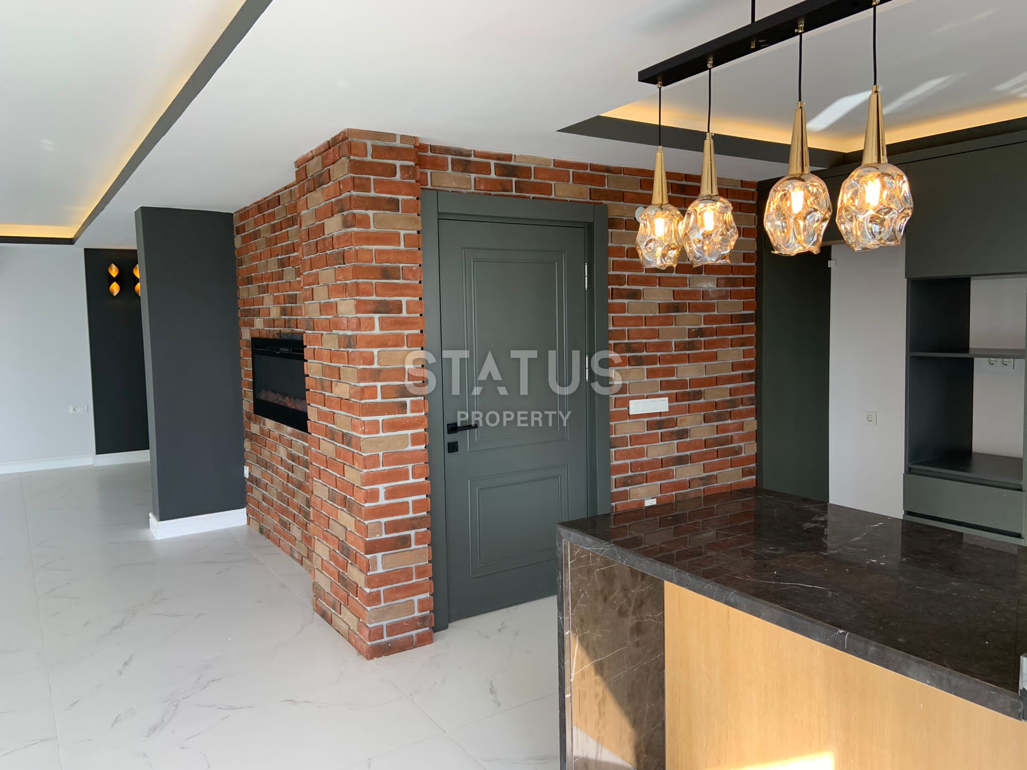 Five-room villa with sea and mountain views in Bektash district. фото 54