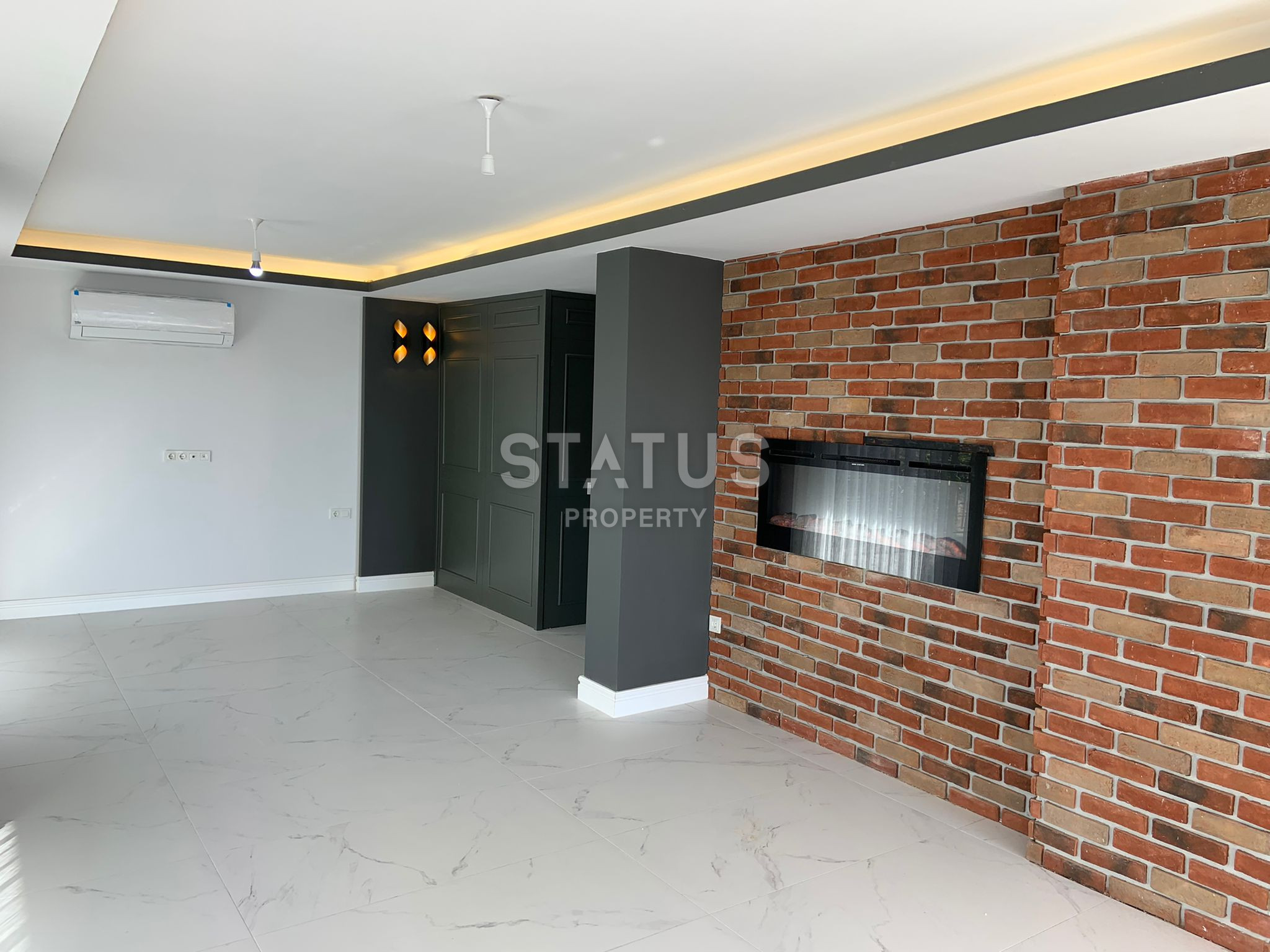 Five-room villa with sea and mountain views in Bektash district. фото 56