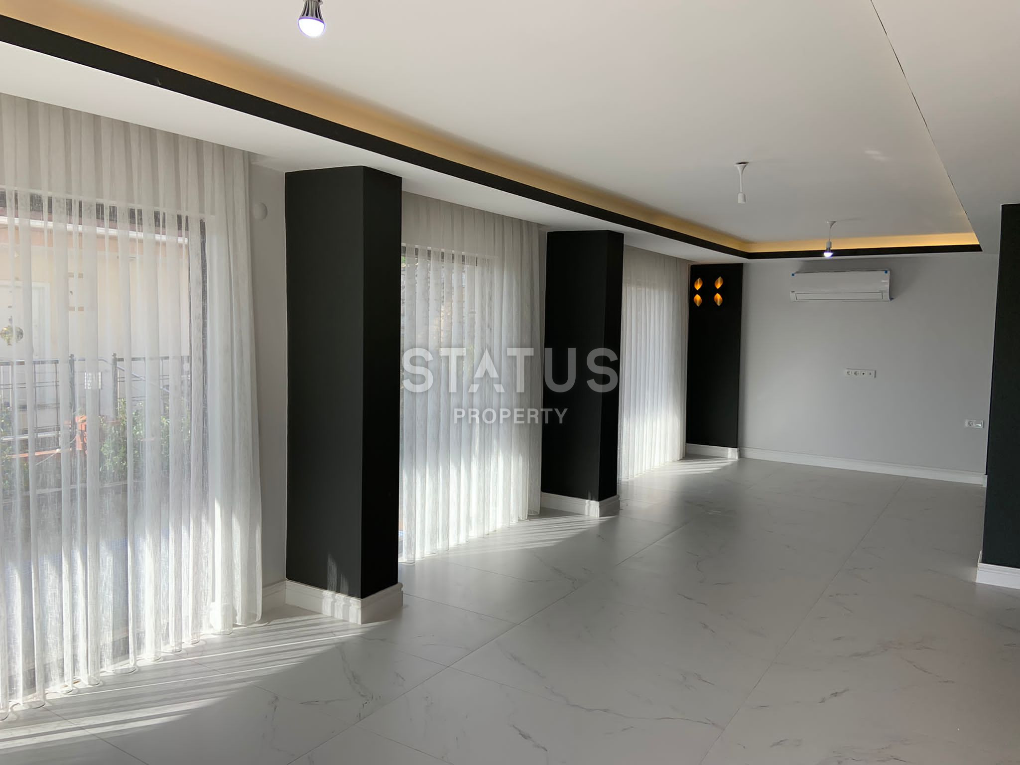 Five-room villa with sea and mountain views in Bektash district. фото 60