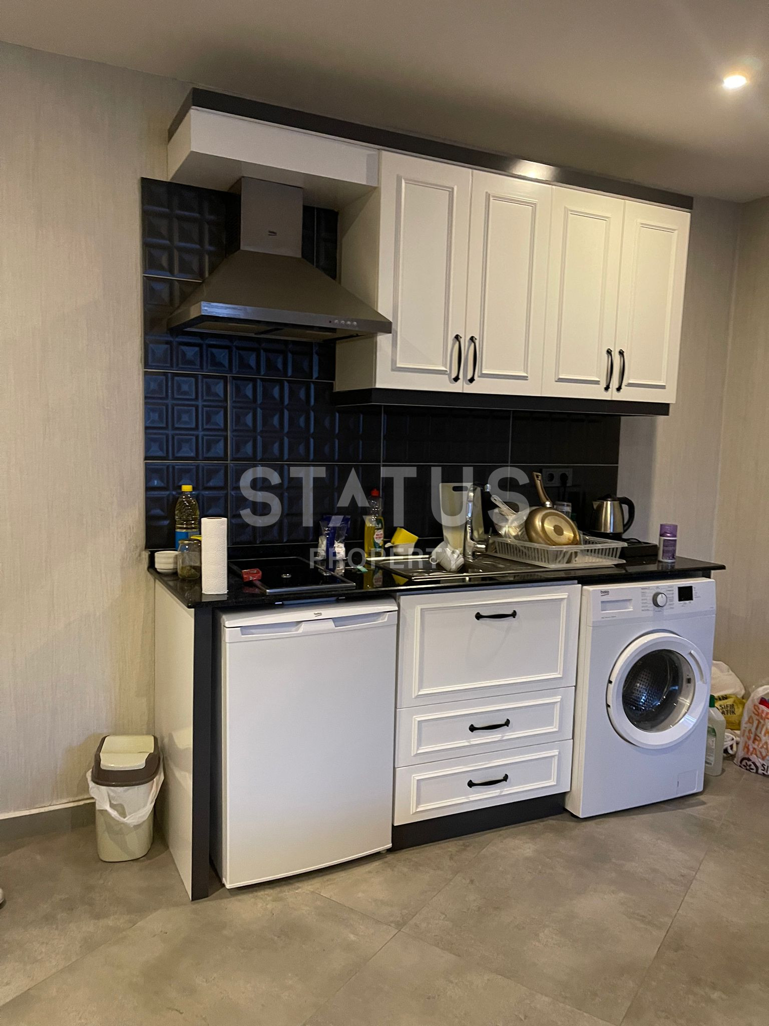 Меблированная квартира студия  в ЖК с полной инфраструктурой в Каргыджаке. 50м2 фото 5