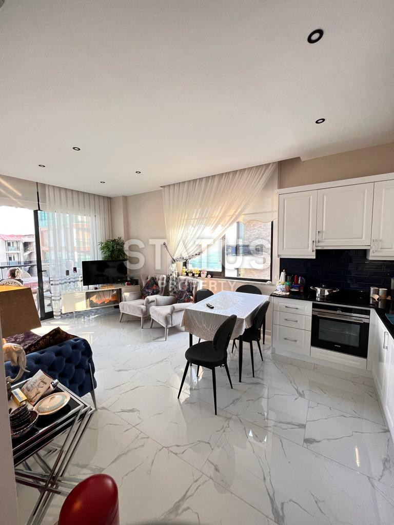 Three-room premium apartment in the first coastline in Tosmur. 90m2 фото 10