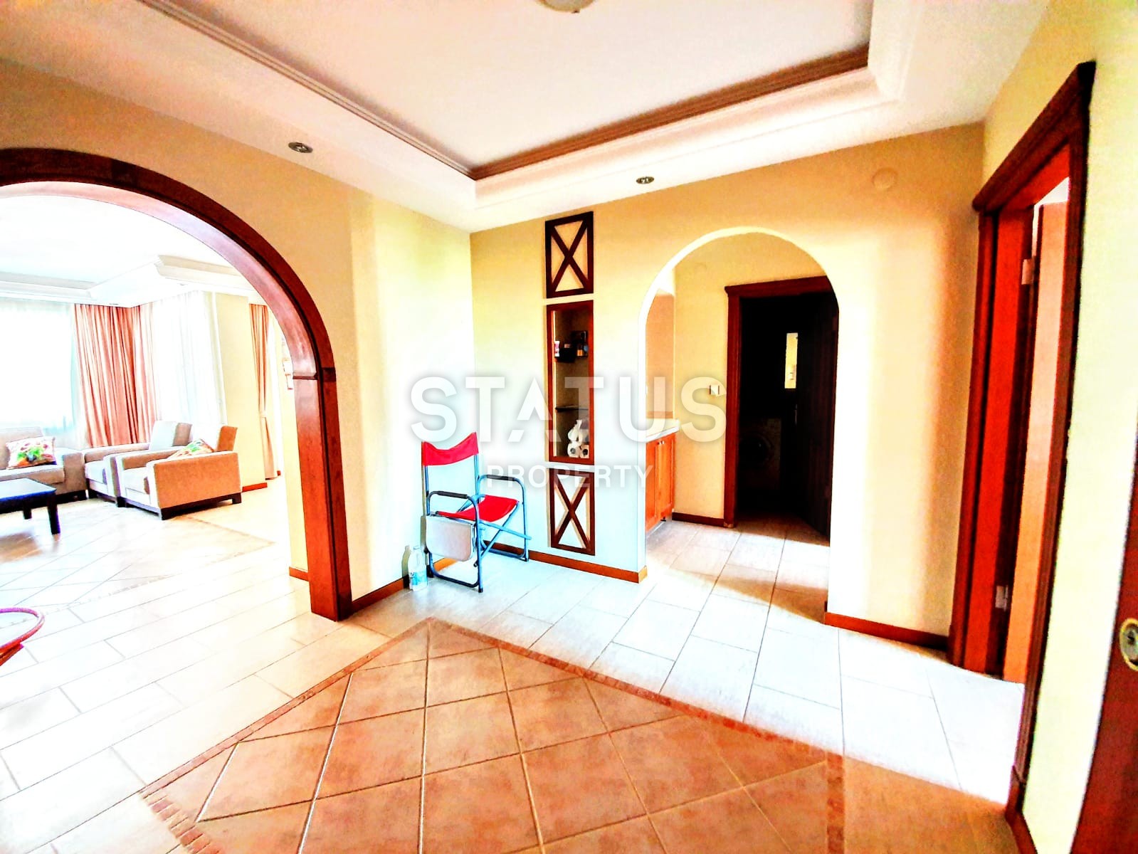 Меблированная квартира в комплексе с бассейном на первой линии в Махмутларе, 125 м2 фото 9