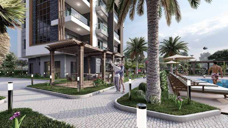 Apartments 2+1 and 3+1 in a project under construction in OBA. 75m2 145m2 фото 20