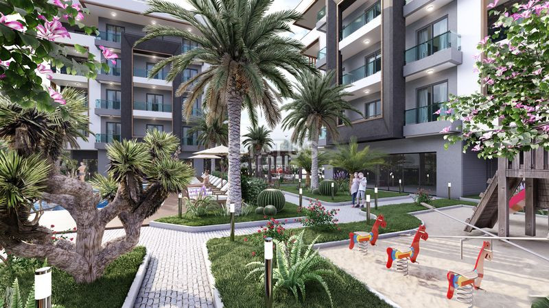 Apartments 2+1 and 3+1 in a project under construction in OBA. 75m2 145m2 фото 23