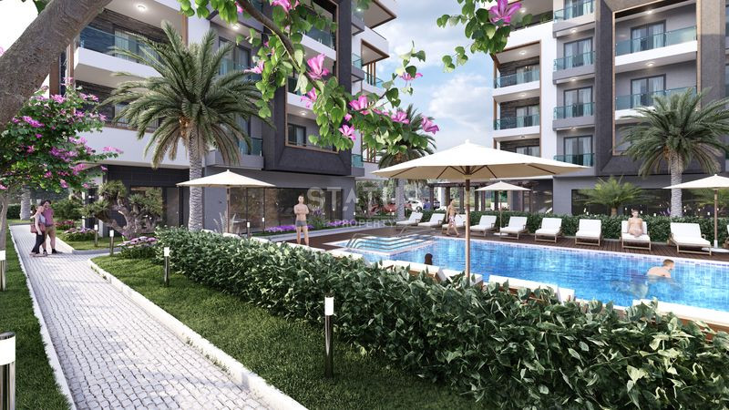 Apartments 2+1 and 3+1 in a project under construction in OBA. 75m2 145m2 фото 32