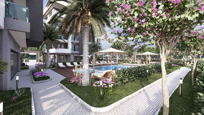 Apartments 2+1 and 3+1 in a project under construction in OBA. 75m2 145m2 фото 33