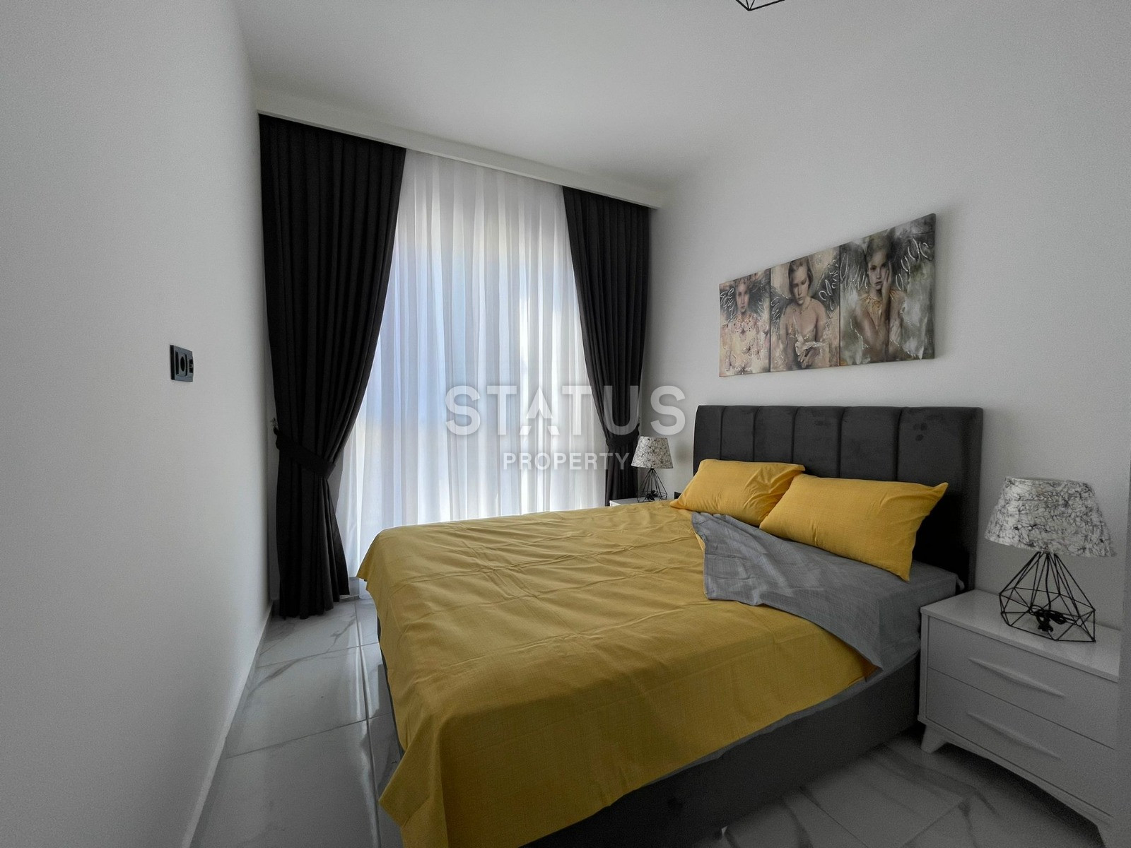 One-bedroom turnkey apartment in the first coastline in Kargicak. 55m2 фото 7