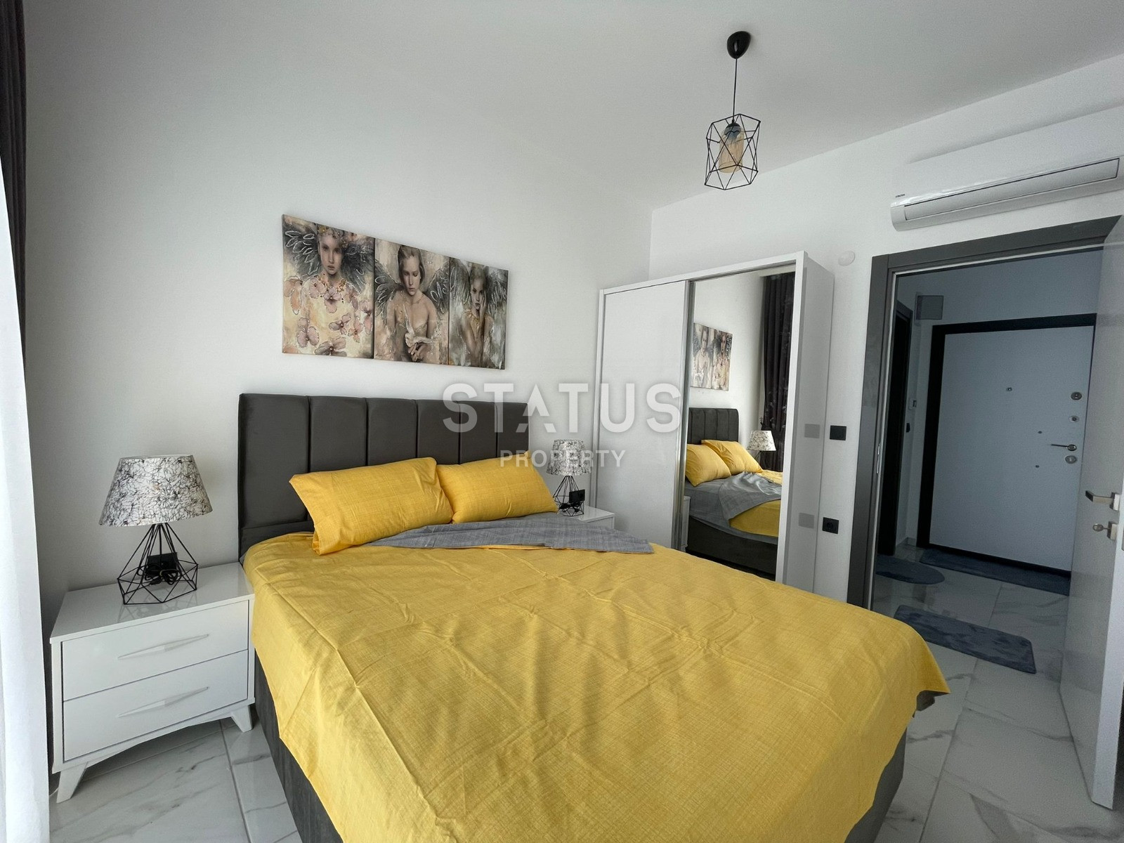 One-bedroom turnkey apartment in the first coastline in Kargicak. 55m2 фото 8