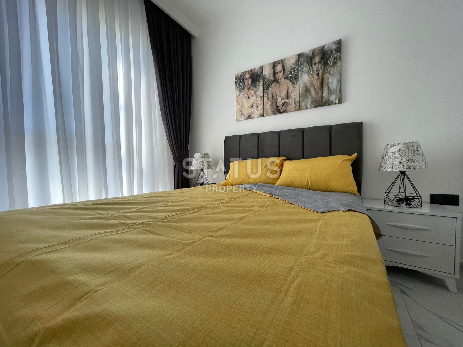 One-bedroom turnkey apartment in the first coastline in Kargicak. 55m2 фото 9