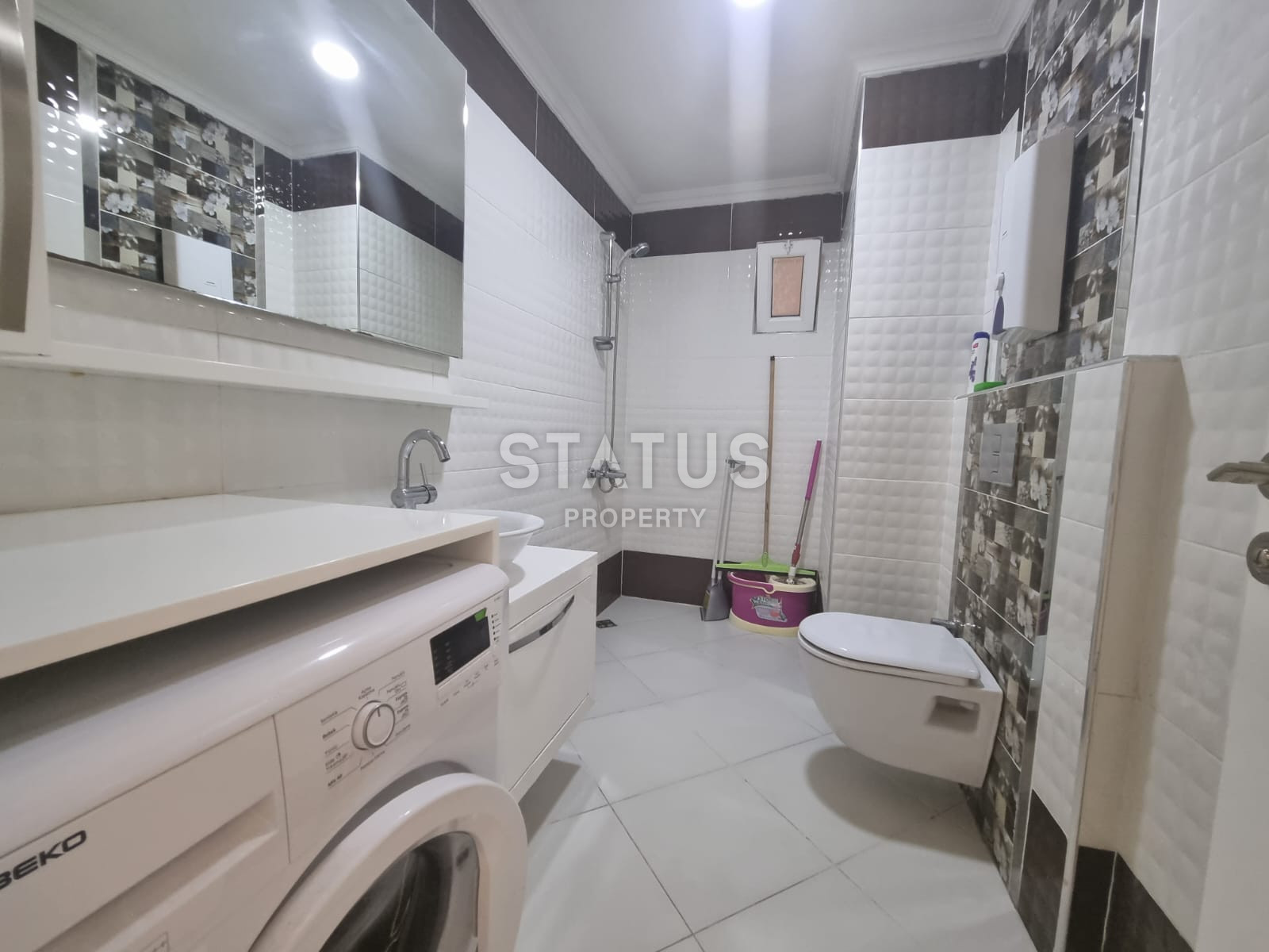 Просторная двухкомнатная меблированная квартира, 68м2 фото 7