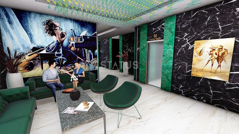 Апартаменты 2+1 в жилом комплексе с инфраструктурой 5 звездочного отеля. 80м2 фото 3