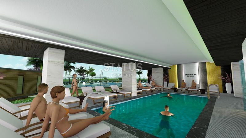 Апартаменты 2+1 в жилом комплексе с инфраструктурой 5 звездочного отеля. 80м2 фото 9