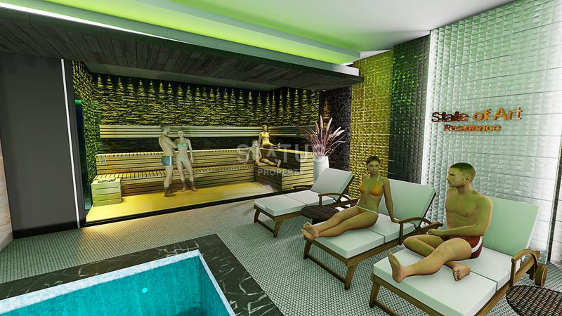 Апартаменты 2+1 в жилом комплексе с инфраструктурой 5 звездочного отеля. 80м2 фото 10