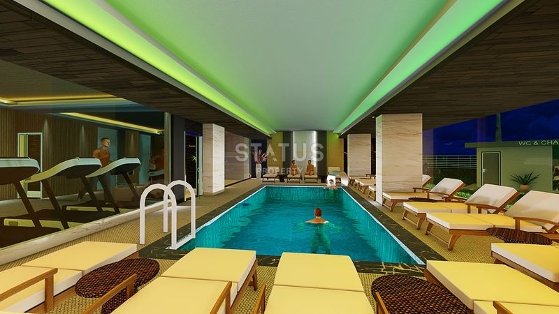 Апартаменты 2+1 в жилом комплексе с инфраструктурой 5 звездочного отеля. 80м2 фото 22