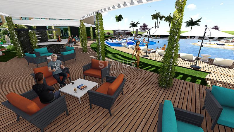 Апартаменты 2+1 в жилом комплексе с инфраструктурой 5 звездочного отеля. 80м2 фото 23