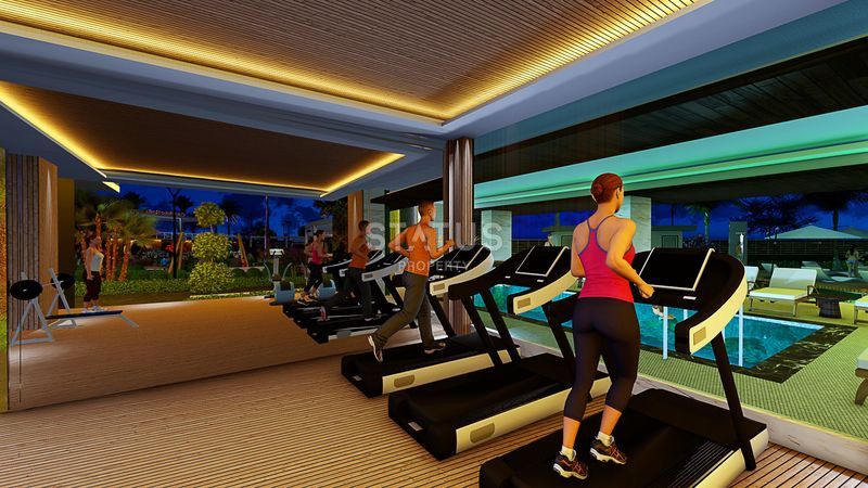 Апартаменты 2+1 в жилом комплексе с инфраструктурой 5 звездочного отеля. 80м2 фото 25