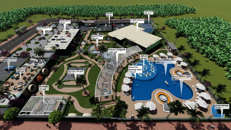 Апартаменты 2+1 в жилом комплексе с инфраструктурой 5 звездочного отеля. 80м2 фото 29