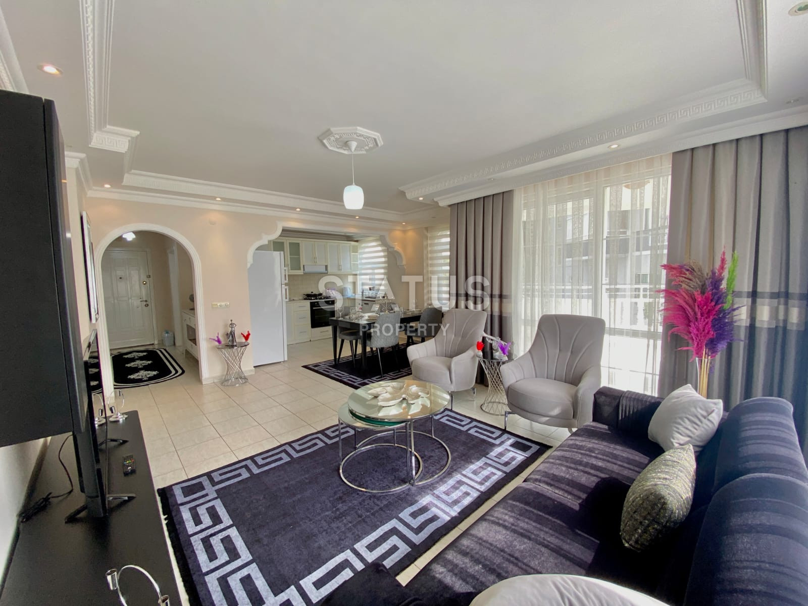 Трёхкомнатная квартира в 400 м от моря, Тосмур. 95м2 фото 18